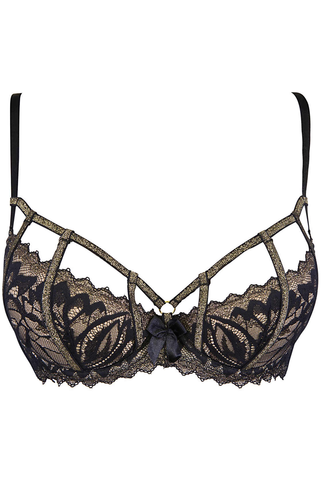 Padded balconette bra Chantal by Axami