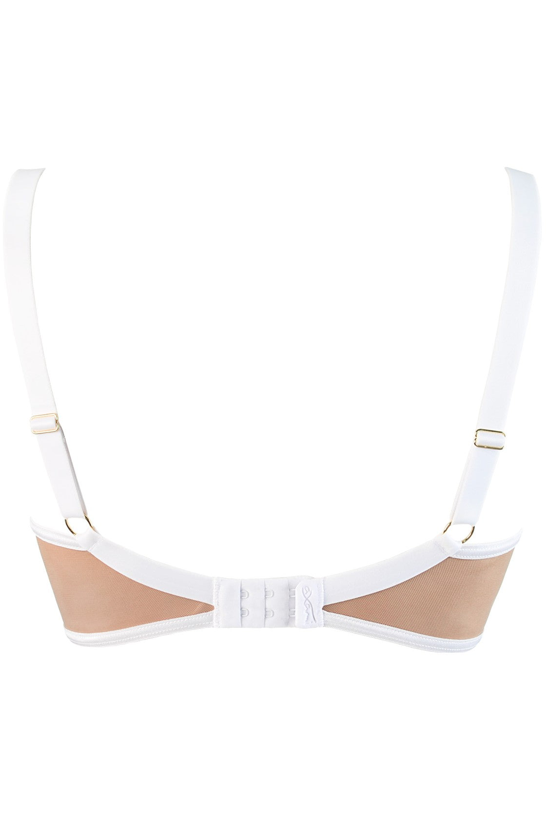 Beige and white soft bra Claire by Axami