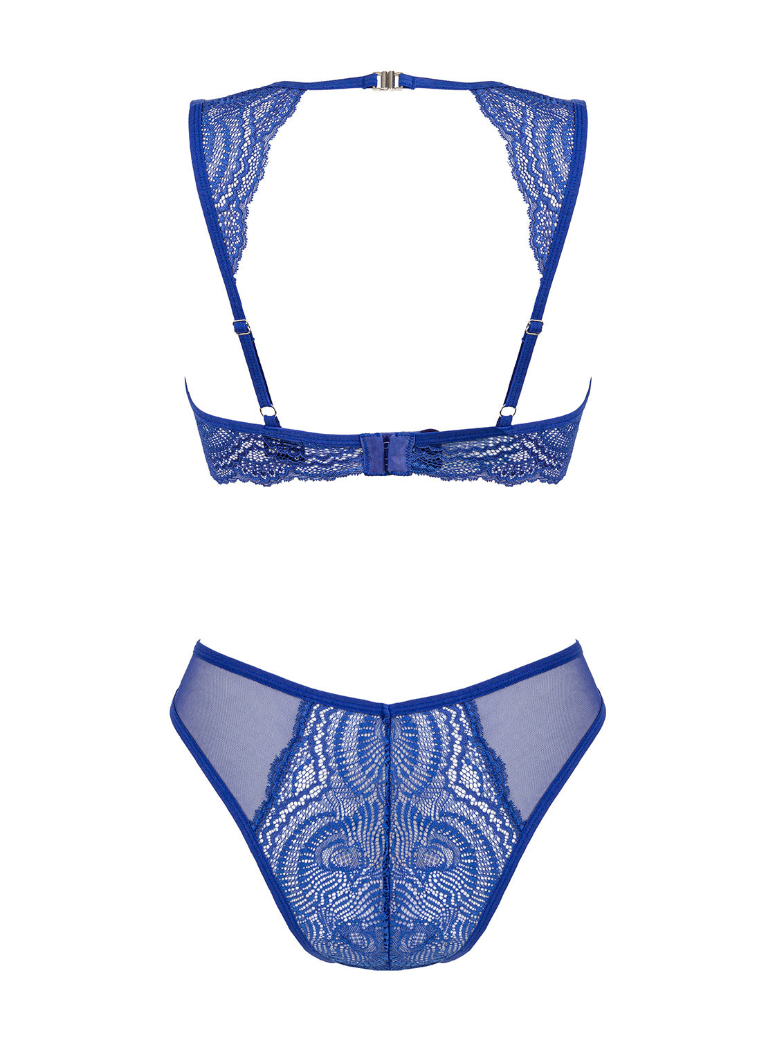 Blue bra and panties set Giselia by Obsessive