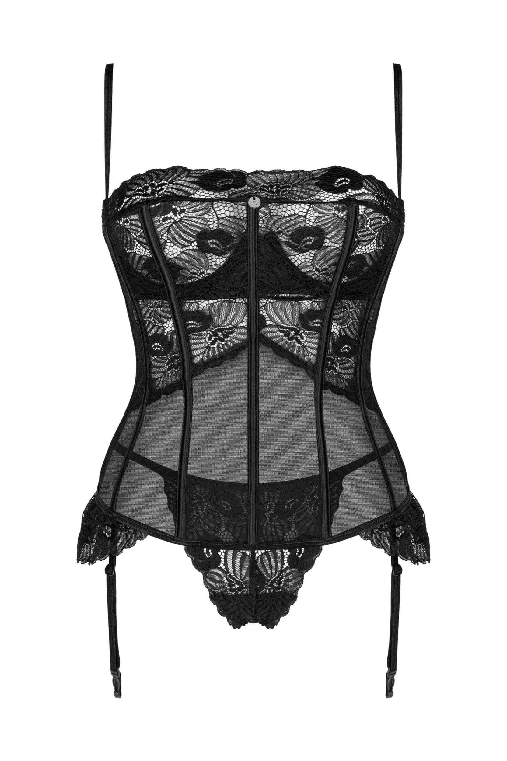 Corset & thong set Serena Love by Obsessive