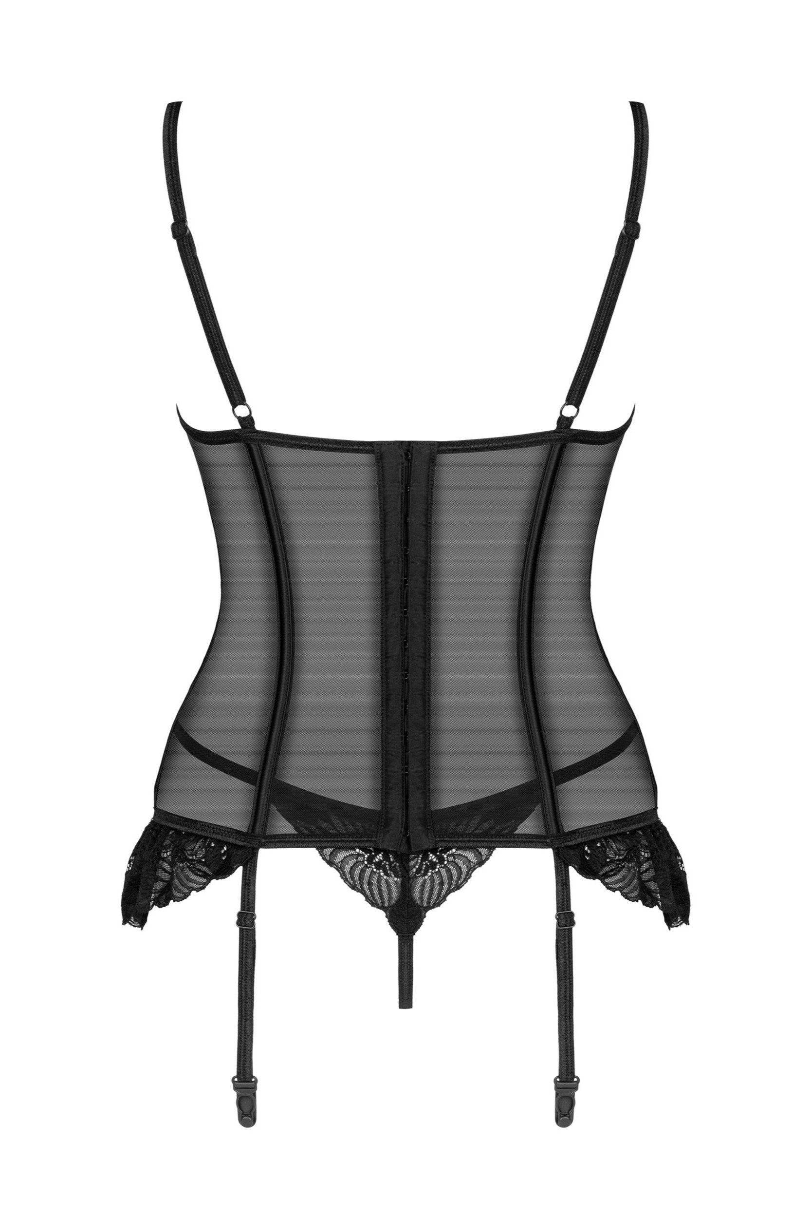 Corset & thong set Serena Love by Obsessive