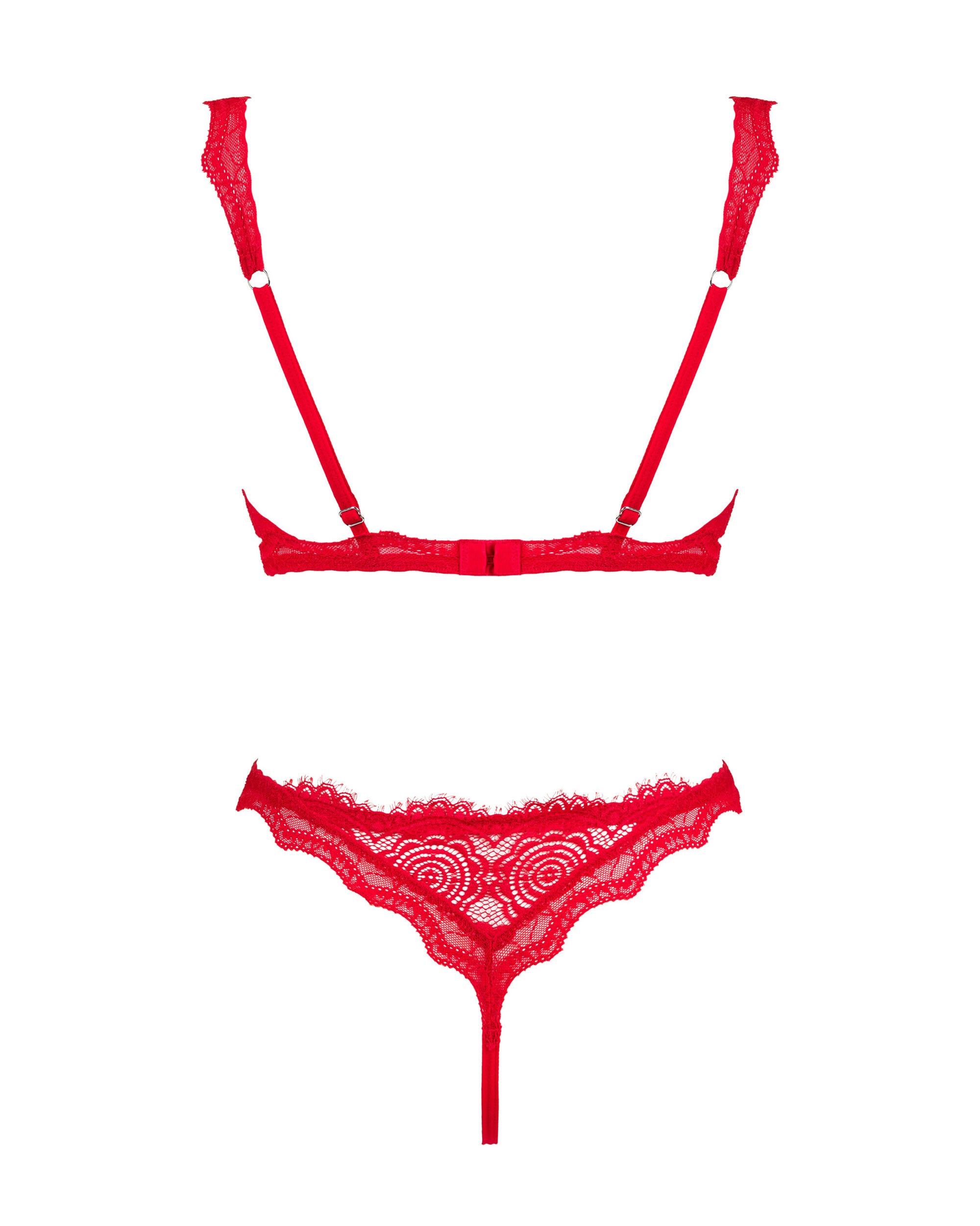 Daring red set Bergamore by Obsessive