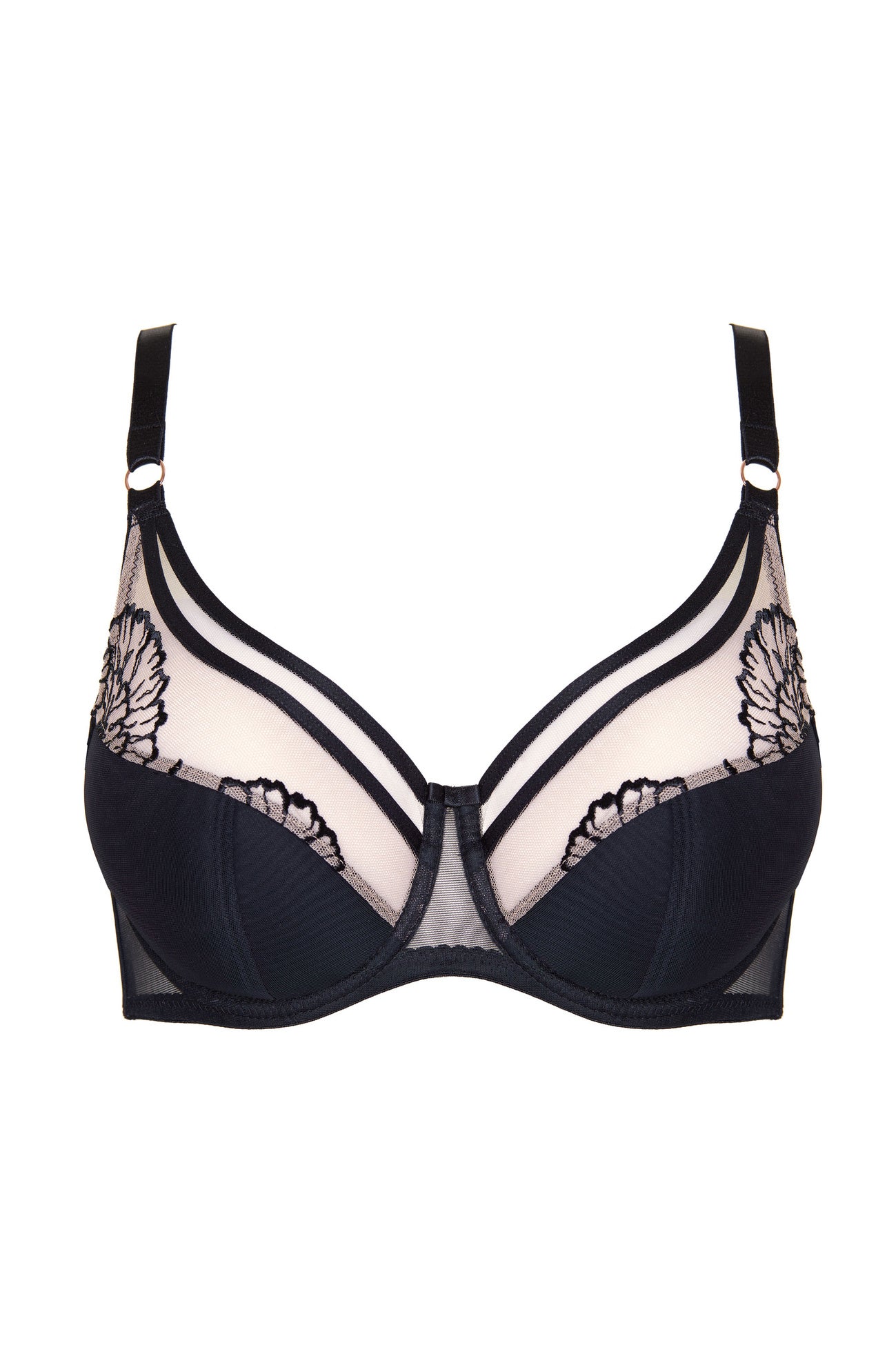 Floral patterned half-padded bra Kala by Gorteks