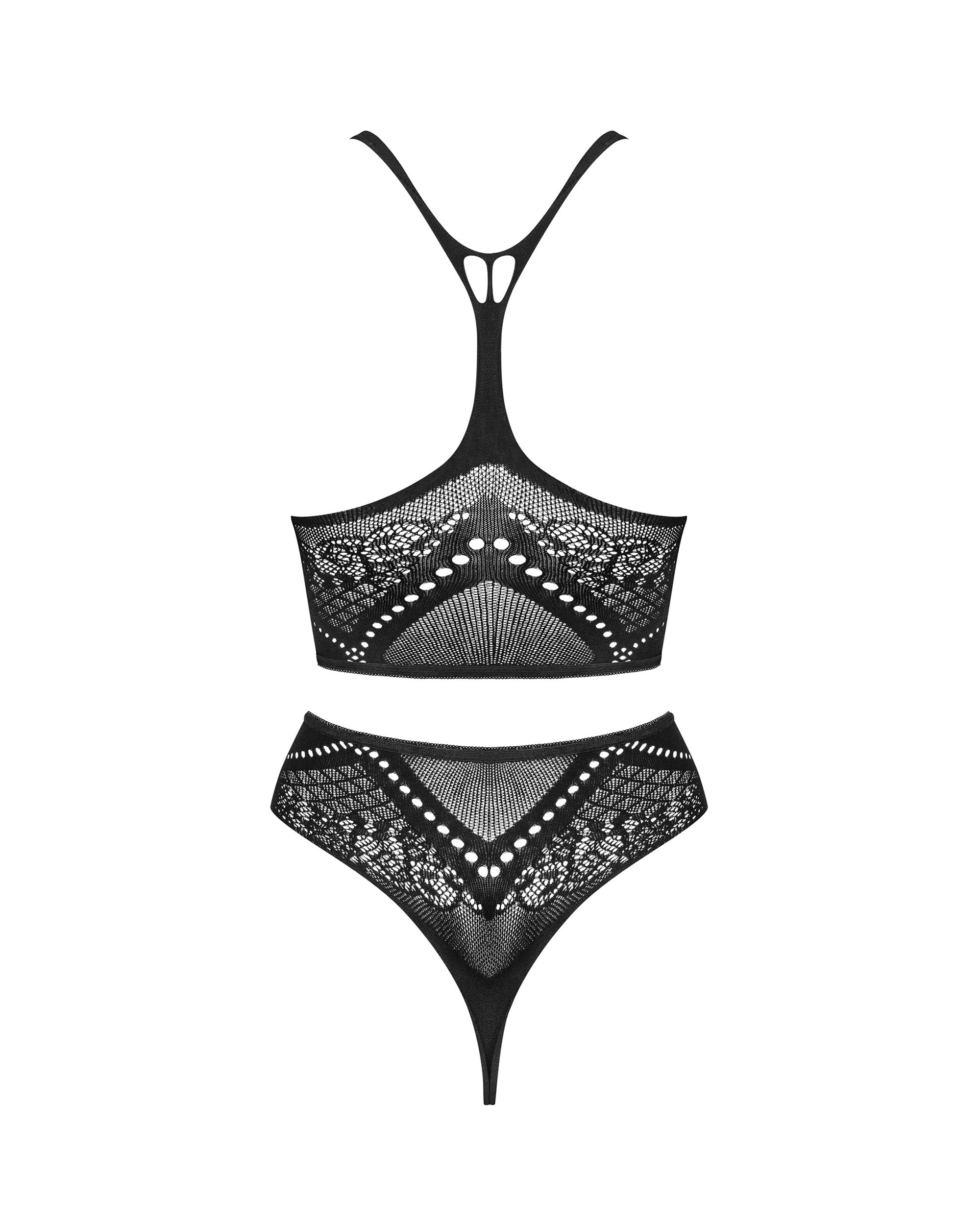 Top & crotchless panties Seduction Sheen by Obsessive