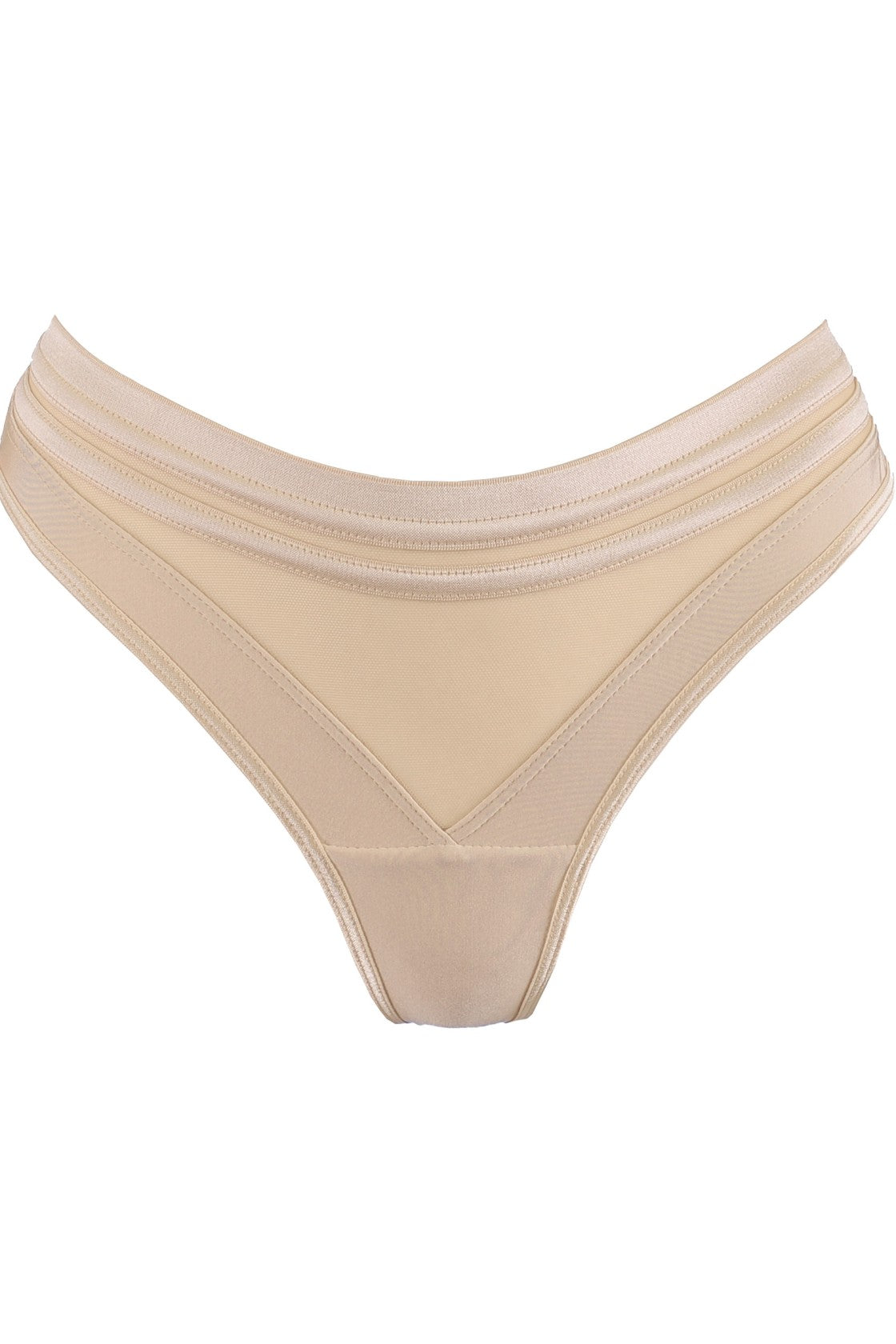 Brazilian thong Sophia full beige by Axami