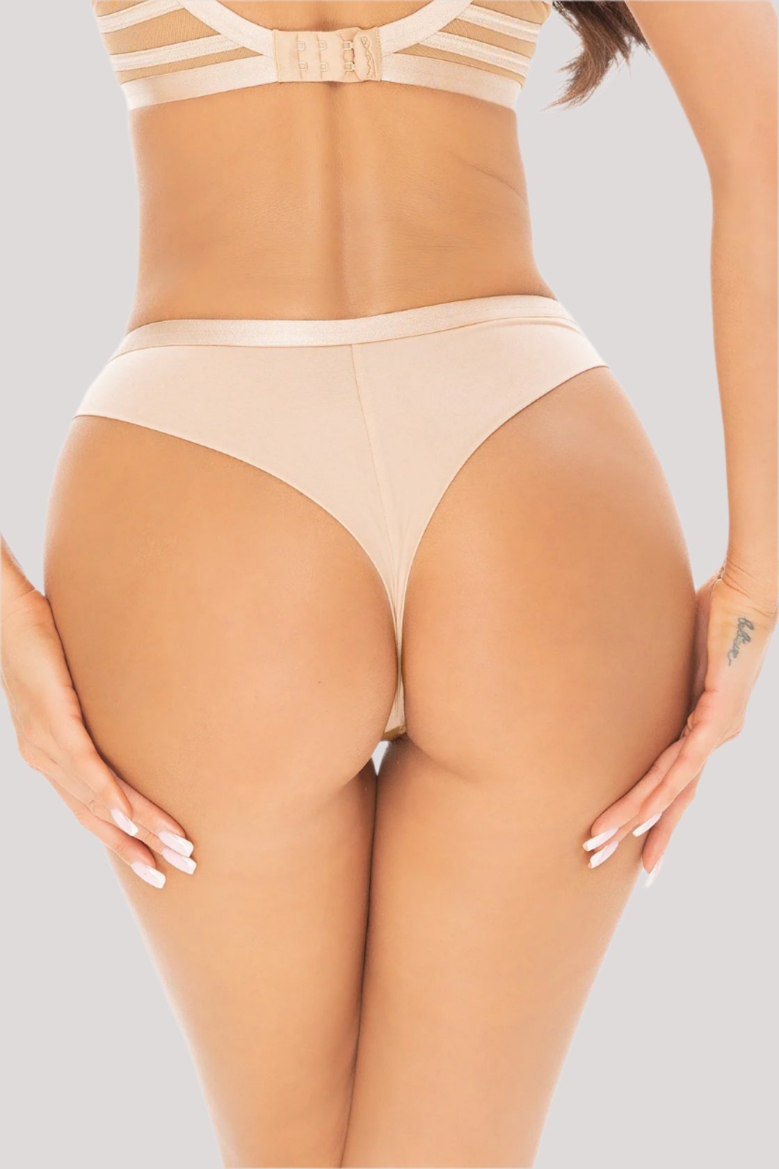 Brazilian thong Sophia full beige by Axami