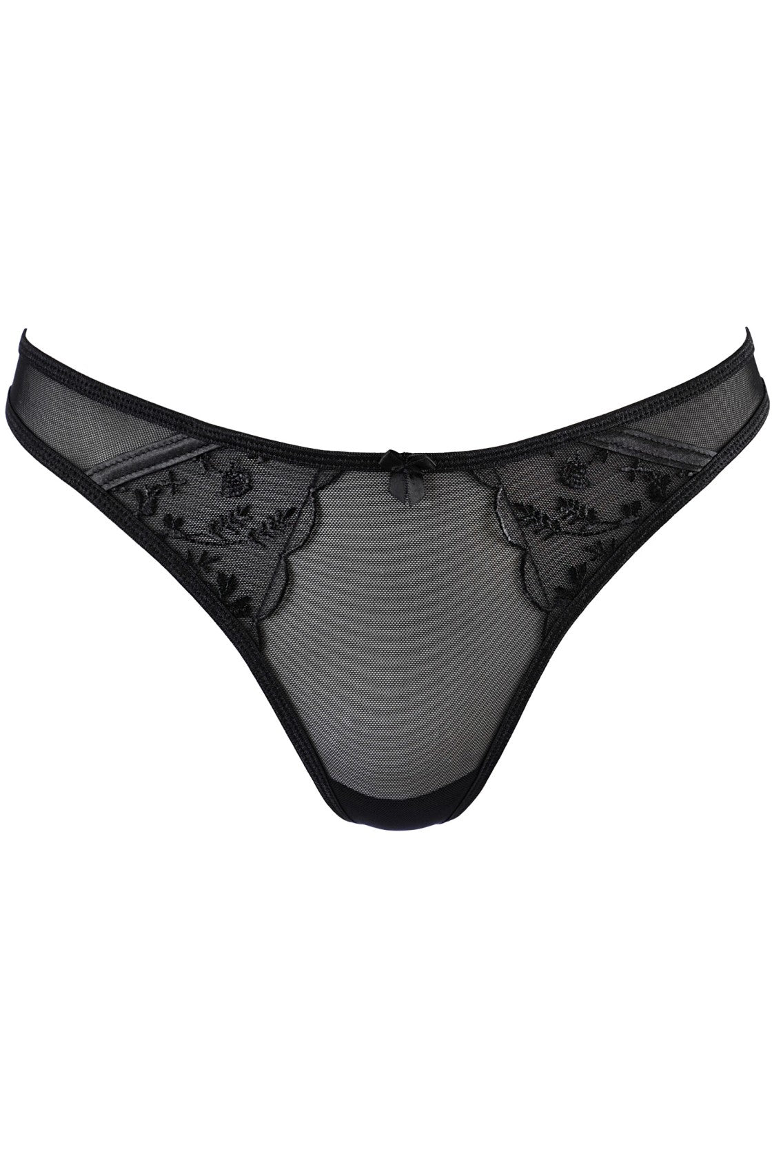 Full black thong Claire by Axami