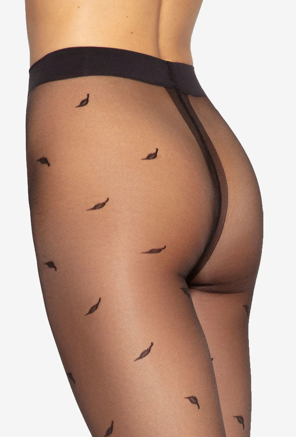 Patterned tights made of ecological yarn Q-eko Trends